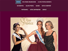 Tablet Screenshot of miss-poitoucharentes.fr